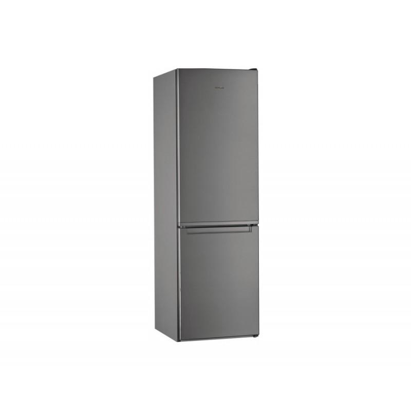 Холодильник Whirlpool W5 811EOX, Grey, двокамерний, загальний об'єм 339L, корисний об'єм 228L/111L, 188x59.5x65.5 см