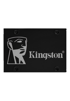 Твердотільний накопичувач 256Gb, Kingston KC600, SATA3, 2.5", 3D TLC, 550/500 MB/s (SKC600/256G)