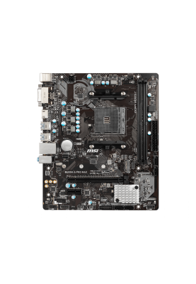 Мат.плата AM4 (B450) MSI B450M-A PRO MAX, B450, 2xDDR4, Int.Video(CPU), 4xSATA3, 1xM.2, 1xPCI-E 16x 3.0, 1xPCI-E 1x 2.0, ALC892, RTL8111H, 6xUSB3.2/6xUSB2.0, DVI-D/HDMI, mATX