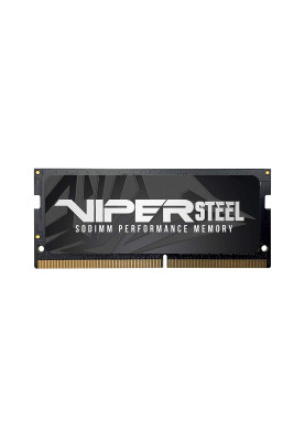 Пам'ять SO-DIMM, DDR4, 8Gb, 2666 MHz, Patriot Viper Steel, 1.2V, CL18 (PVS48G266C8S)