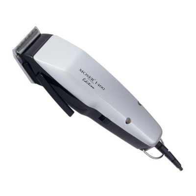 Машинка для стрижки Moser 1400 Edition 1400-0458 Silver, 2 насадки, олія, щіточка для чищення, від мережі