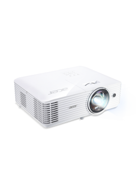 Проектор Acer S1386WH, White, короткофокусний, 1280x800 (16:10), 3600 лм, 20000:1, VGA/HDMI, DLP, 16 Вт, 313x255x113 мм, 3.1 кг, лампа OSRAM (0)