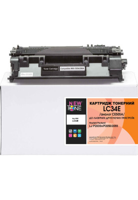 Картридж HP 05A (CE505A), Black, P2035/P2055, 2300 стор, NewTone (LC34E)