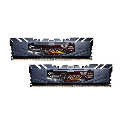 Пам'ять 16Gb x 2 (32Gb Kit) DDR4, 3200 MHz, G.Skill Flare X, Black, 16-18-18-38, 1.35V, з радіатором (F4-3200C16D-32GFX)