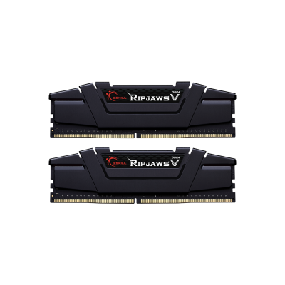 Пам'ять 16Gb x 2 (32Gb Kit) DDR4, 3600MHz, G.Skill Ripjaws V, Black, 18-22-22-42, 1.35V, з радіатором (F4-3600C18D-32GVK)