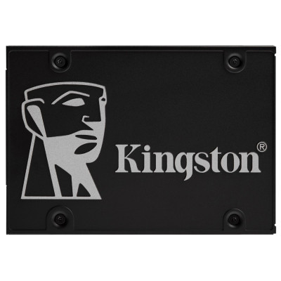 Твердотільний накопичувач 1Tb, Kingston KC600, SATA3, 2.5", 3D TLC, 550/520 MB/s (SKC600/1024G)