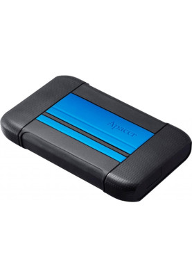 Зовнішній жорсткий диск 2Tb Apacer AC633, Black/Blue, 2.5", USB 3.1 (AP2TBAC633U-1)