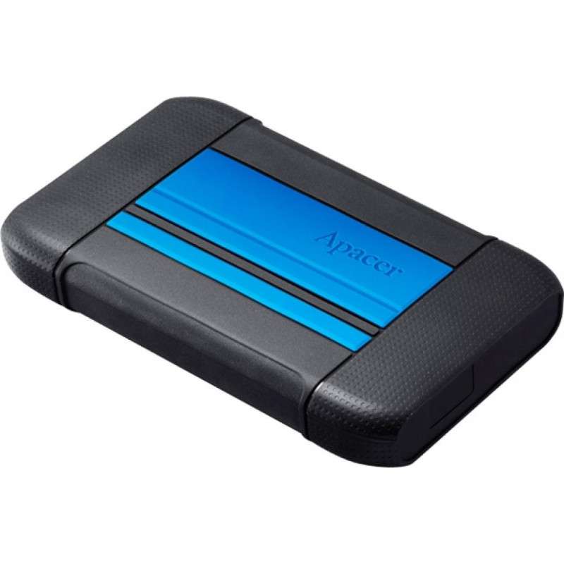 Зовнішній жорсткий диск 2Tb Apacer AC633, Black/Blue, 2.5", USB 3.1 (AP2TBAC633U-1)