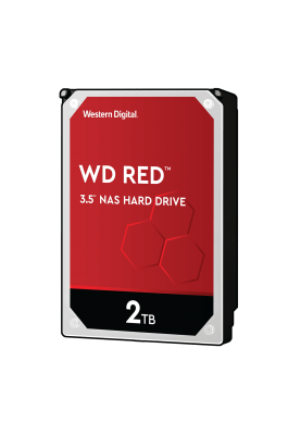 Жорсткий диск 3.5" 2Tb Western Digital Red, SATA3, 256Mb, 5400 rpm (WD20EFAX)