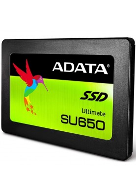 Твердотільний накопичувач 960Gb, ADATA Ultimate SU650, SATA3, 2.5", 3D TLC, 520/450 MB/s (ASU650SS-960GT-R)