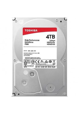 Жорсткий диск 3.5" 4Tb Toshiba P300, SATA3, 128Mb, 5400 rpm (HDWD240UZSVA)