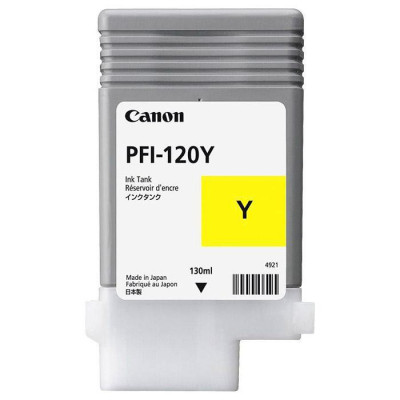 Картридж Canon PFI-120Y, Yellow, imagePROGRAF TM-200/205/300/305, 130 мл (2888C001)
