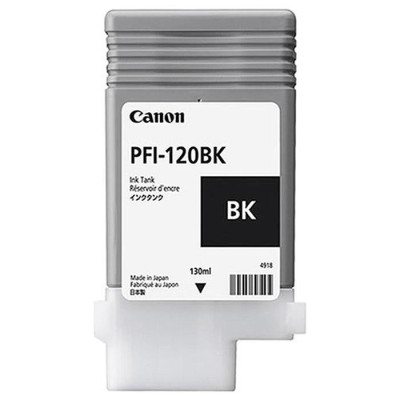 Картридж Canon PFI-120BK, Matte Black, imagePROGRAF TM-200/205/300/305, 130 мл (2884C001)