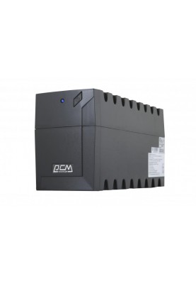 ДБЖ PowerCom RPT-1000AP IEC Black, 1000VA, 600W, лінійно-інтерактивний, AVR, 3 розетки (IEC), батарея 12В/9Ач x 1 шт