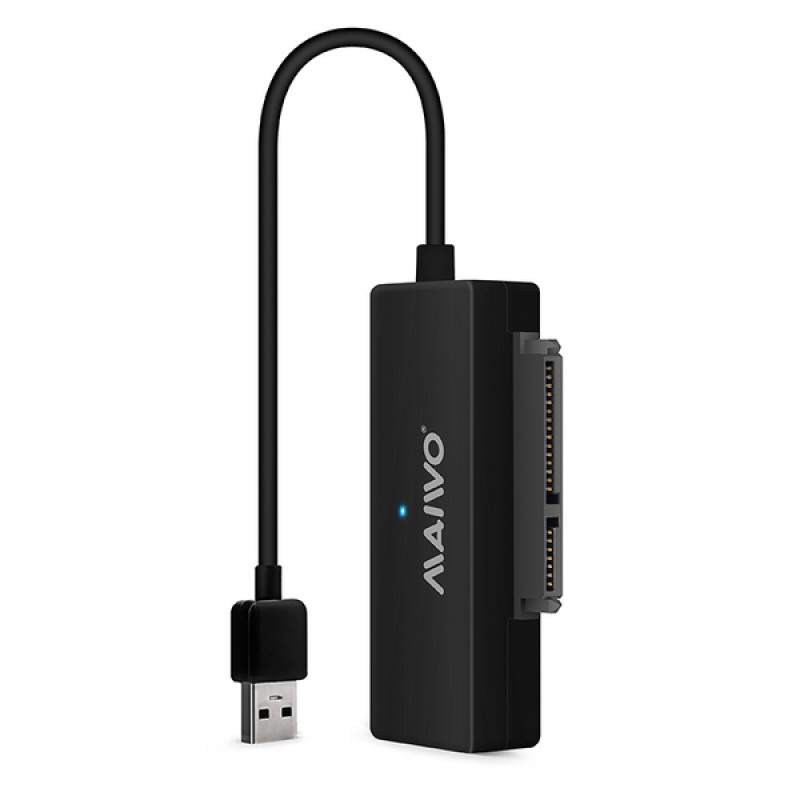 Адаптер Maiwo K104A USB 3.0 - SATA III, з блоком живлення 12В/2А (K10435A)