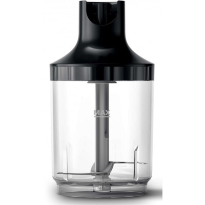 Блендер Philips Viva Collection HR2621/90 Black, 800W, занурювальний, ручний, чаша 1л, вінчики для взбивання, подрібнювач