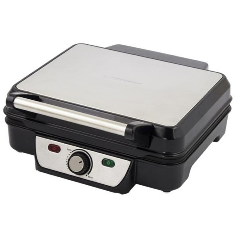 Електрогриль Esperanza EKG007 Provolone, Black/Silver, 2000 W, нагрівальний елемент ТЕН, закритий (двосторонній), антипригарне покриття, світловий індикатор