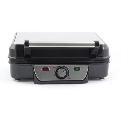 Електрогриль Esperanza EKG007 Provolone, Black/Silver, 2000 W, нагрівальний елемент ТЕН, закритий (двосторонній), антипригарне покриття, світловий індикатор