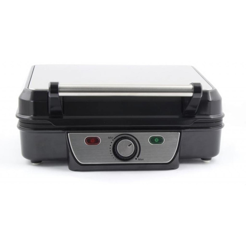 Електрогриль Esperanza EKG007 Provolone, Black/Silver, 2000 W, нагрівальний елемент ТЕН, закритий (двосторонній), антипригарне покриття, світловий індикатор