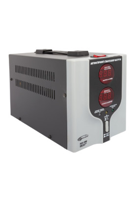 Стабілізатор Gemix RDX-1000, 1000 VA (700 Вт), вход. напряжение 140-260В, вых напряжение 220В ± 10% 50 Гц, LCD экран