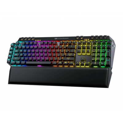 Клавіатура Cougar 700K Black USB, ігрова, механічна, Cherry MX Red, RGB підсвічування, audio jack (700K EVO)