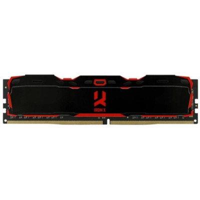 Пам'ять 16Gb DDR4, 2666 MHz, Goodram IRDM X, Black, 16-18-18-36, 1.2V, з радіатором (IR-X2666D464L16/16G)