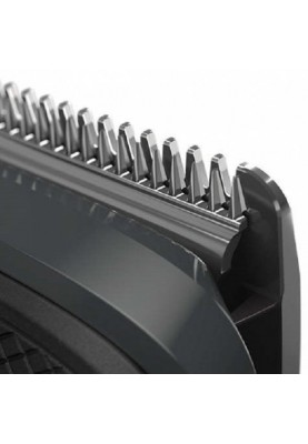Машинка для стрижки Philips MG5720/15 Black, грумінг-набір 9в1, для волосся/бороди/вух/носа, 9 насадок, 7 установок довжини, акумулятор