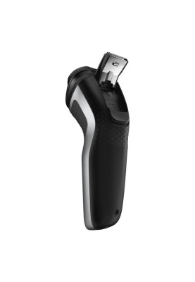 Електробритва Philips S1332/41 Black, роторна, сухе гоління, акумулятор/мережа