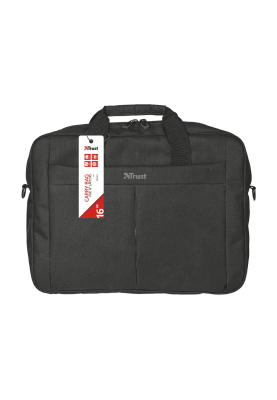 Сумка 16" Trust Primo Carry Bag, Black, поліестер, 39 x 32 x 6.5 см (21551)