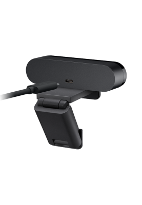 Веб-камера Logitech Brio Ultra HD Pro, Black, 4096x2160/30 fps, автофокусування, два мікрофони з шумозаглушенням, RightLight 3, USB 3.0, 2.2 м, футляр для перенесення (960-001106)