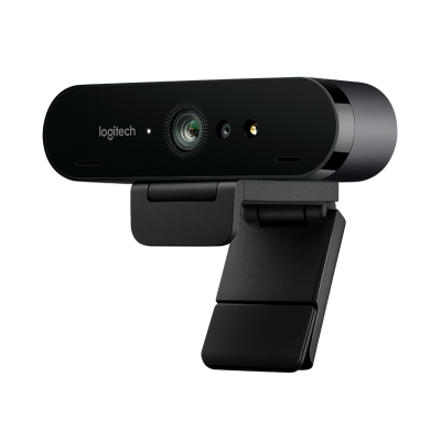 Веб-камера Logitech Brio Ultra HD Pro, Black, 4096x2160/30 fps, автофокусування, два мікрофони з шумозаглушенням, RightLight 3, USB 3.0, 2.2 м, футляр для перенесення (960-001106)
