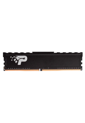Пам'ять 8Gb DDR4, 2666 MHz, Patriot Signature Line Premium, Black, 19-19-19-43, 1.2V, з радіатором (PSP48G266681H1)