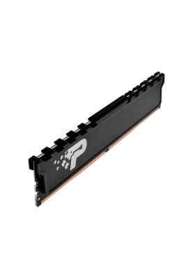 Пам'ять 8Gb DDR4, 2666 MHz, Patriot Signature Line Premium, Black, 19-19-19-43, 1.2V, з радіатором (PSP48G266681H1)