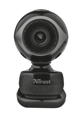 Web камера Trust Exis, Black, 0.3 Mp, 640x480, USB 2.0, вбудований мікрофон (17003)