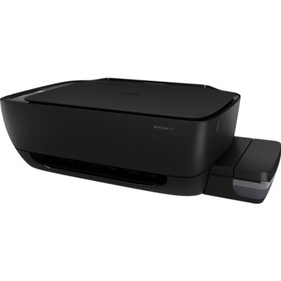 БФП струменевий кольоровий A4 HP Ink Tank 315, Black, 4800x1200 dpi, до 8/5 стор/хв, символьний семисегментний РК-екран, USB, вбудоване СБПЧ, чорнило HP GT51/GT52 (Z4B04A)