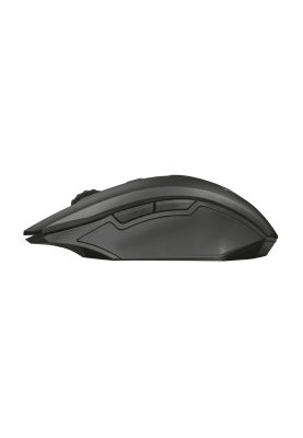 Миша бездротова Trust GXT 115 Macci, Black, оптична, 800/1200/1600/2000/2400 dpi, 6 кнопок, гніздо для зберігання мікроприймача USB, 1xAA (22417)