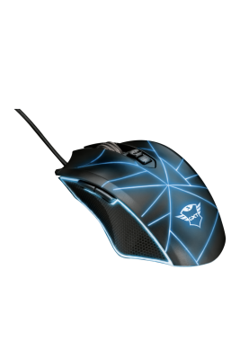 Миша Trust GXT 160 Ture RGB Gaming, Black, USB, оптична, 4000 dpi, 7 програмованих кнопок, 1,7 м, підсвічування (22332)