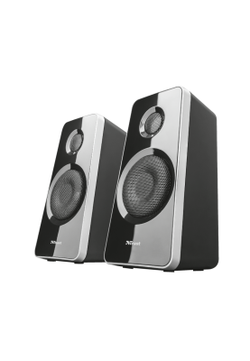 Колонки 2.1 Trust Tytan, Black, 60W (2x10W + 40W), провідний пульт керування гучністю з роз'ємом для навушників та можливістю лінійного підключення, регулятори гучності та низьких частот на сабвуфері (19019)