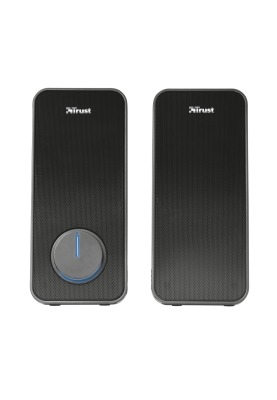 Колонки 2.0 Trust Arys, Black, 14 Вт, працює від USB, роз'єм для навушників, лінійне підключення, регулятор гучності з підсвічуванням (20179)