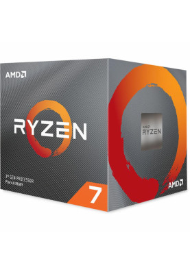 Процесор AMD (AM4) Ryzen 7 3700X, Box, 8x3.6 GHz (Turbo Boost 4.4 GHz), L3 32Mb, Matisse, 7 nm, TDP 65W, розблокований множник, кулер Wraith Prism with RGB LED (100-100000071BOX)