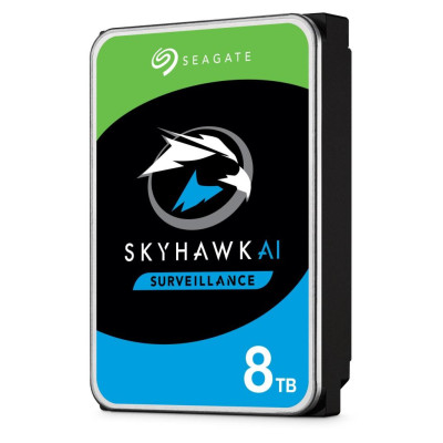 Жорсткий диск 3.5` 8Tb Seagate SkyHawk, SATA3, 256Mb, 7200 rpm (ST8000VX004)