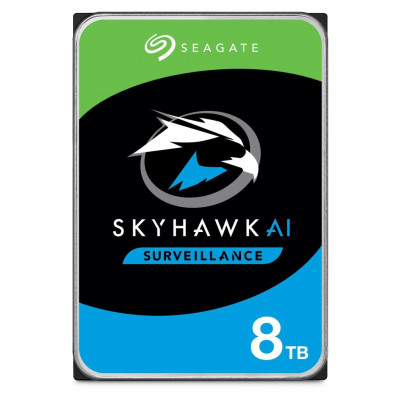 Жорсткий диск 3.5" 8Tb Seagate SkyHawk, SATA3, 256Mb, 7200 rpm (ST8000VX004)