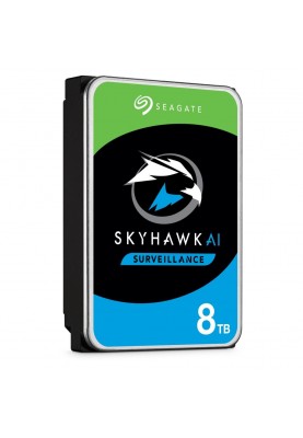 Жорсткий диск 3.5" 8Tb Seagate SkyHawk, SATA3, 256Mb, 7200 rpm (ST8000VX004)
