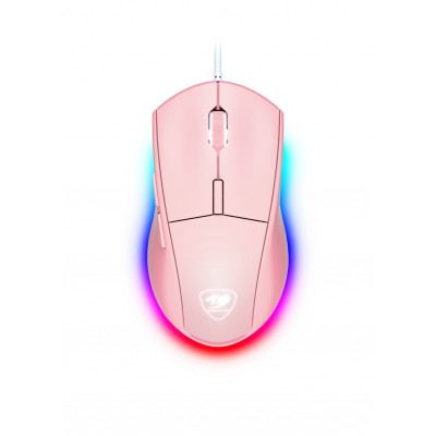 Миша Cougar Minos XT Pink, USB, ігрова, 4000 dpi, 3-зонне підсвічування (Minos XT Pink)