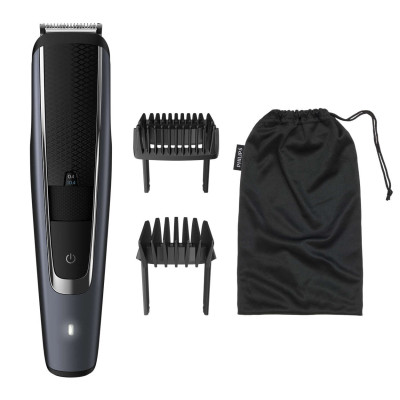 Тример для бороди Philips Series 5000 BT5502/15, Black, для бороди/насадка-гребінь, 40 установок довжини, акумулятор