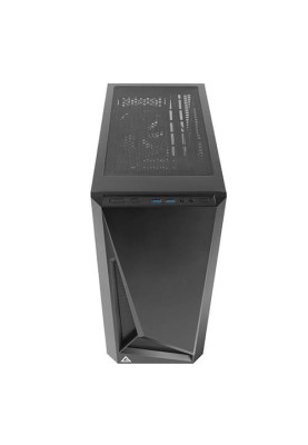 Корпус Antec DP301M, Black, Mini Tower, без БЖ, для Micro ATX/Mini ITX, бічна панель із загартованого скла, 1x120 мм Fan (0-761345-80020-4)