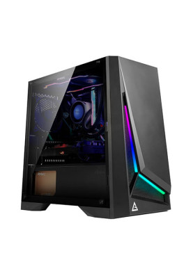 Корпус Antec DP301M, Black, Mini Tower, без БЖ, для Micro ATX/Mini ITX, бічна панель із загартованого скла, 1x120 мм Fan (0-761345-80020-4)