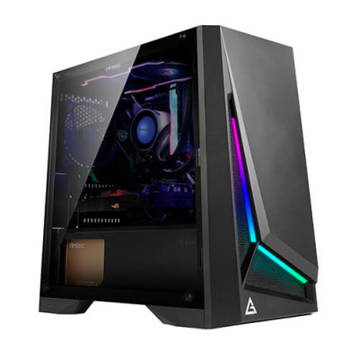Корпус Antec DP301M, Black, Mini Tower, без БЖ, для Micro ATX/Mini ITX, бічна панель із загартованого скла, 1x120 мм Fan (0-761345-80020-4)