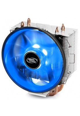 Кулер для процесора Deepcool GAMMAXX 300B, алюміній/мідь, 1x120 мм Blue LED, для Intel 115x/1200/1366, AMD AMx/FMx