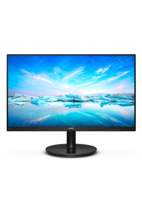 Монітор 21.5" Philips 221V8A/00 Black, WLED, VA, 1920x1080, 4 мс, 250 кд/м², 3000:1, 178°/178°, HDMI/VGA, Vesa 100x100, Adaptive Sync